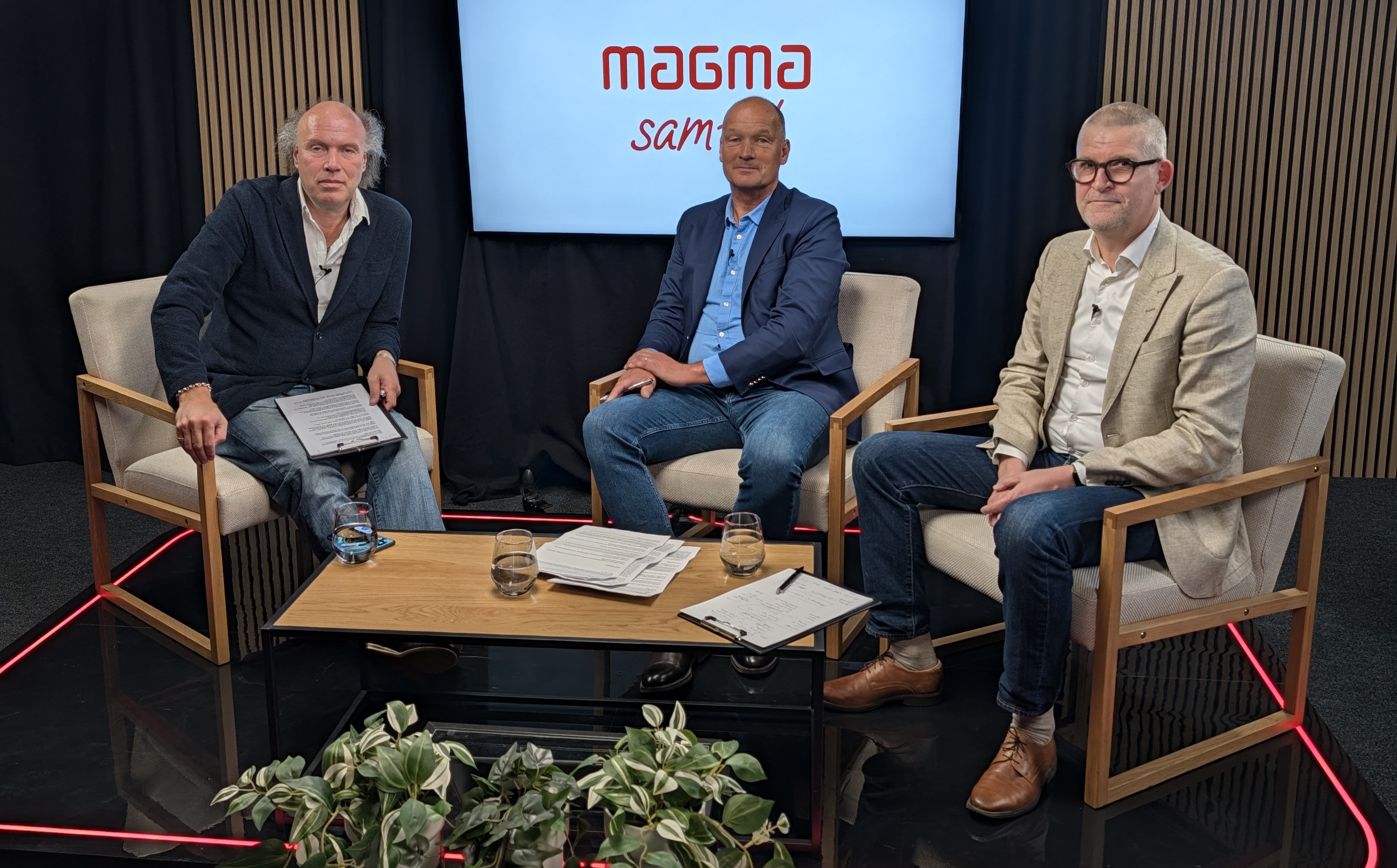 Magmasamtal med Jan Saarela och Lars Rosenblad på Yle Arenan